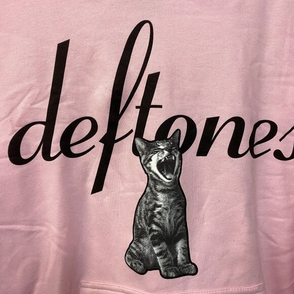 Deftones (Like) Linus Pastel Pink Hoodie size Small - Picture 2 of 3